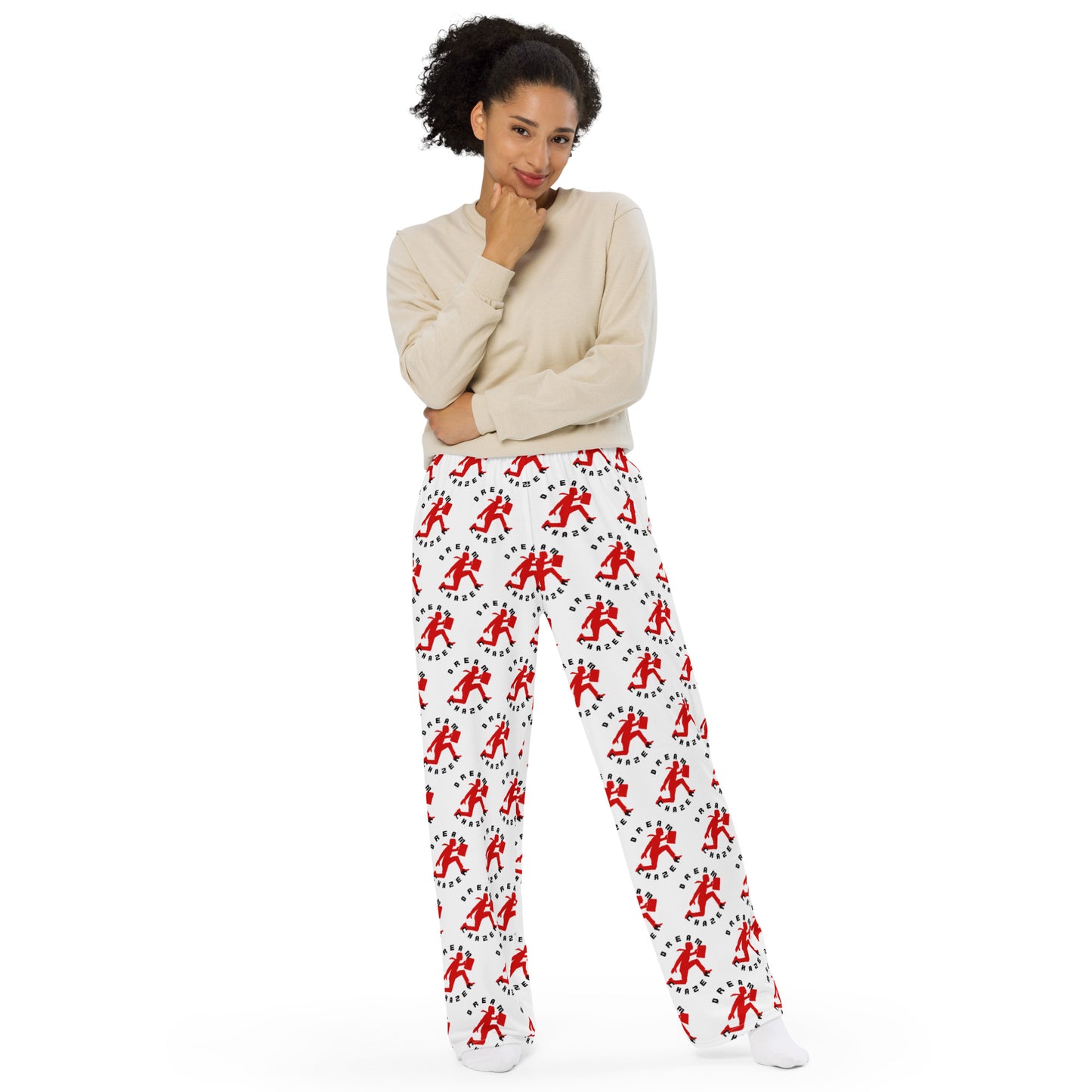 Dreamchazer Patterned unisex wide-leg pants - Dreamchazer