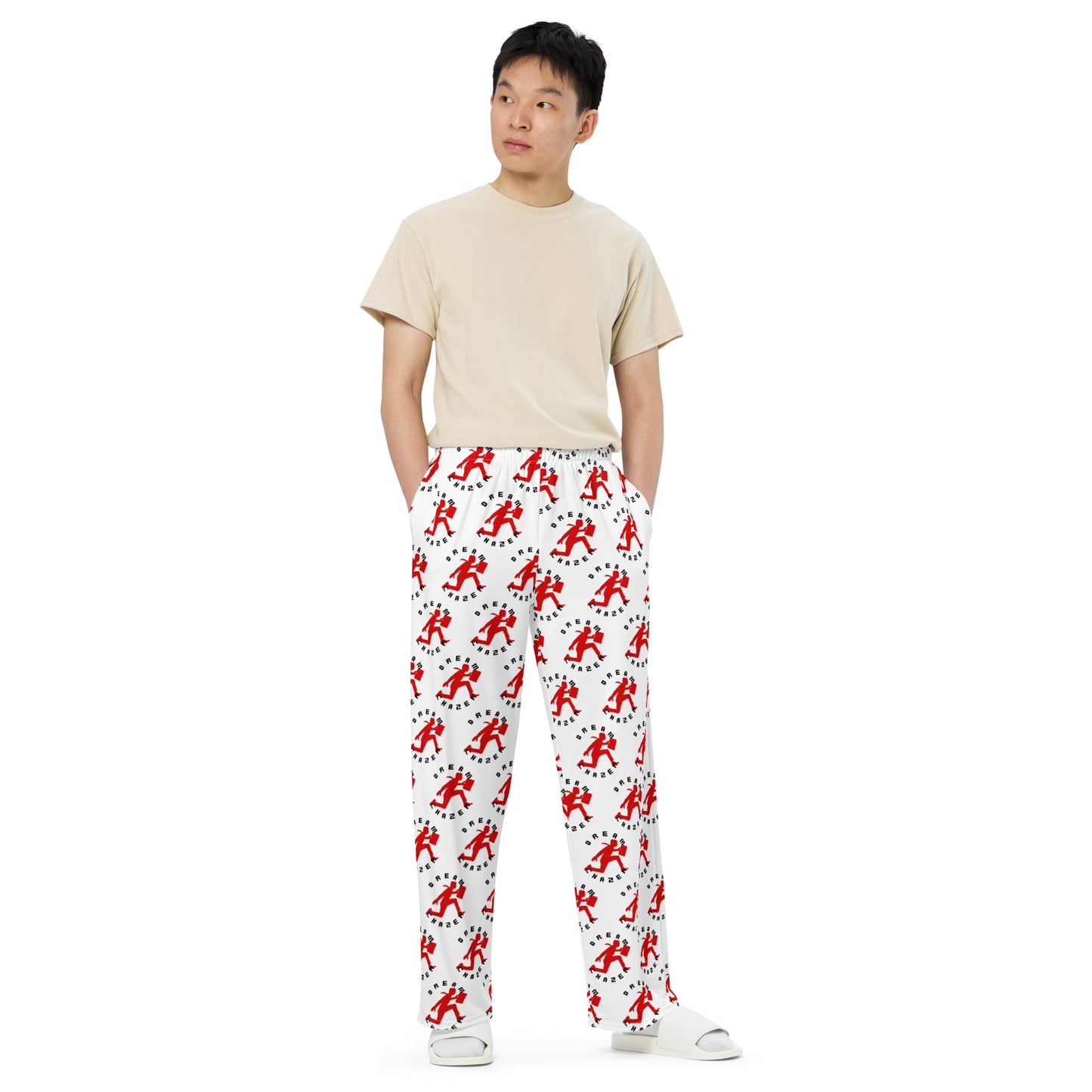 Dreamchazer Patterned unisex wide-leg pants - Dreamchazer