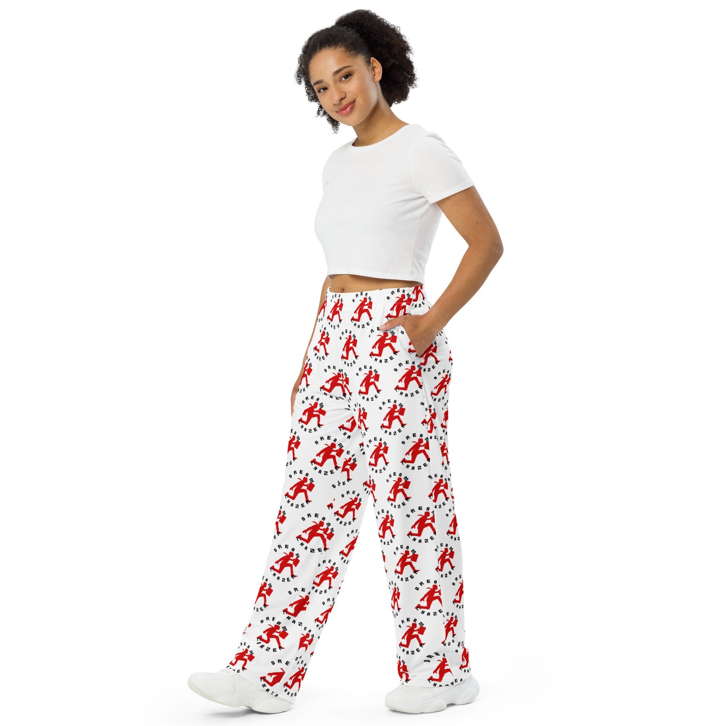 Dreamchazer Patterned unisex wide-leg pants - Dreamchazer