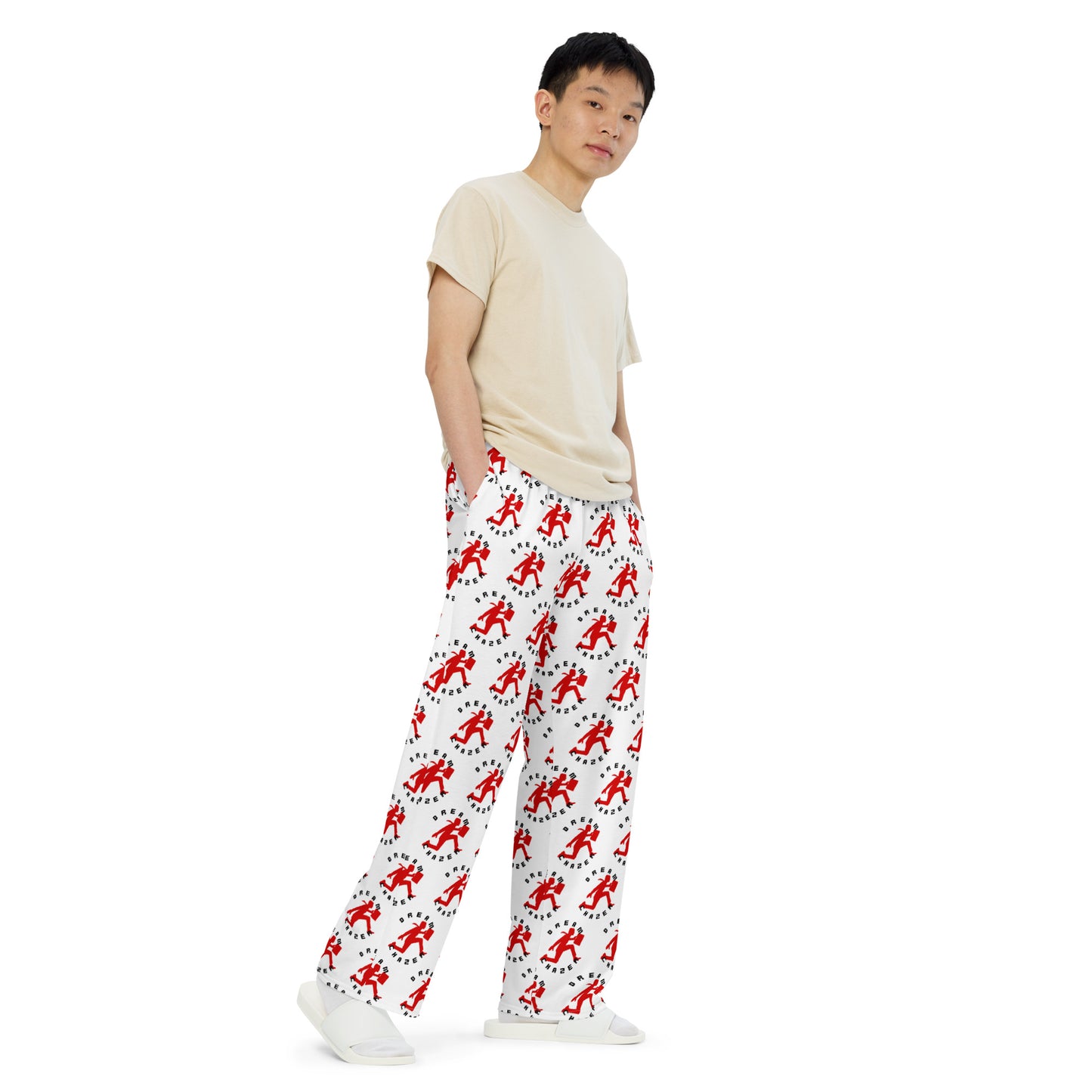 Dreamchazer Patterned unisex wide-leg pants - Dreamchazer