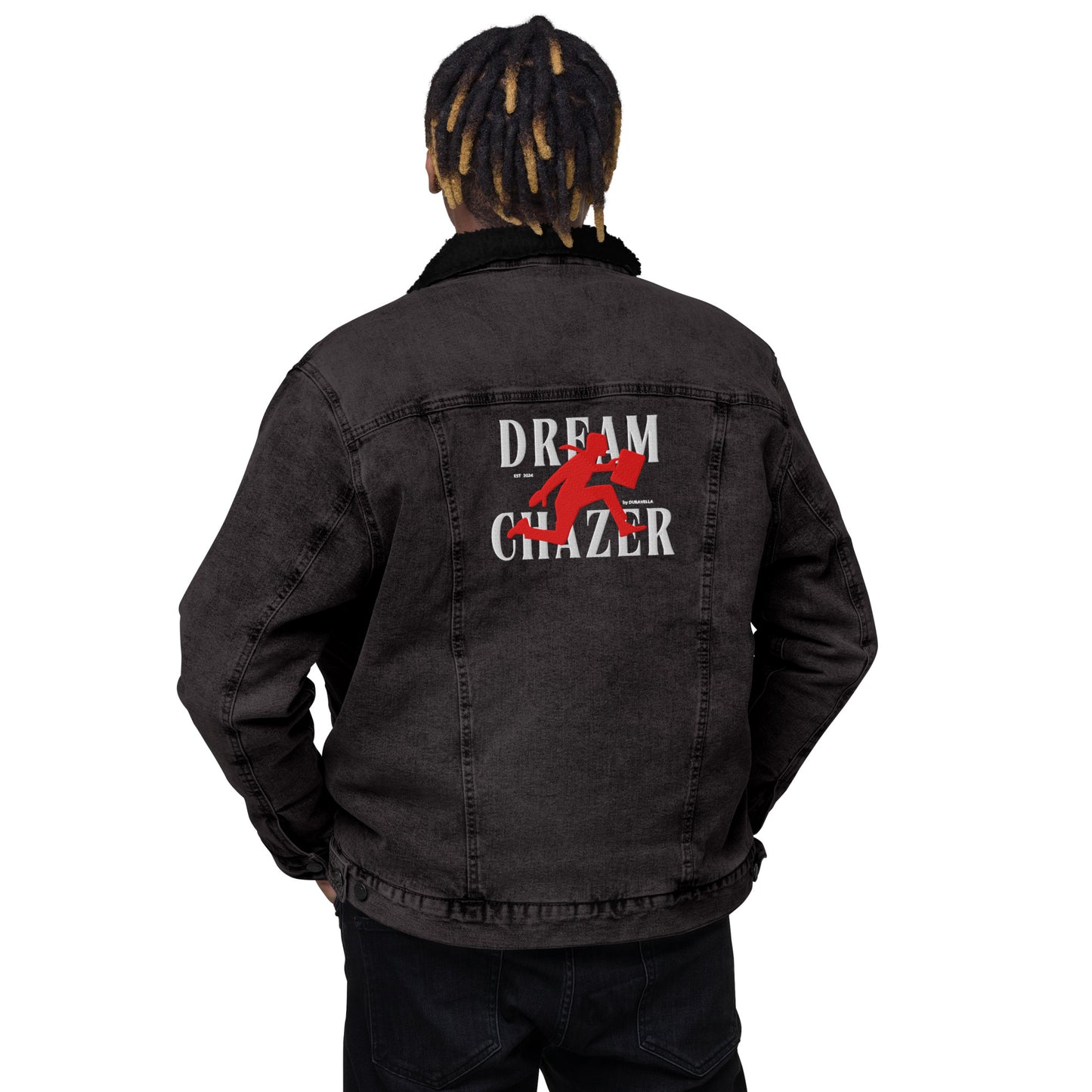 DC Unisex denim sherpa jacket - Dreamchazer