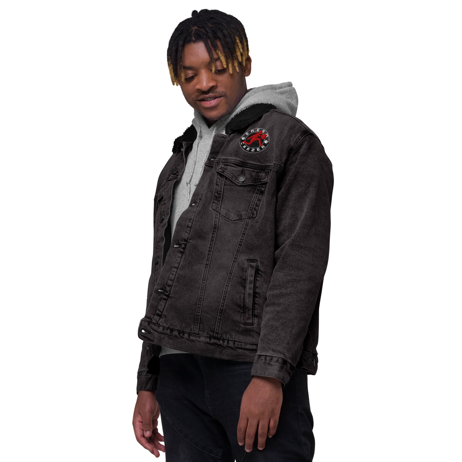 DC Unisex denim sherpa jacket - Dreamchazer