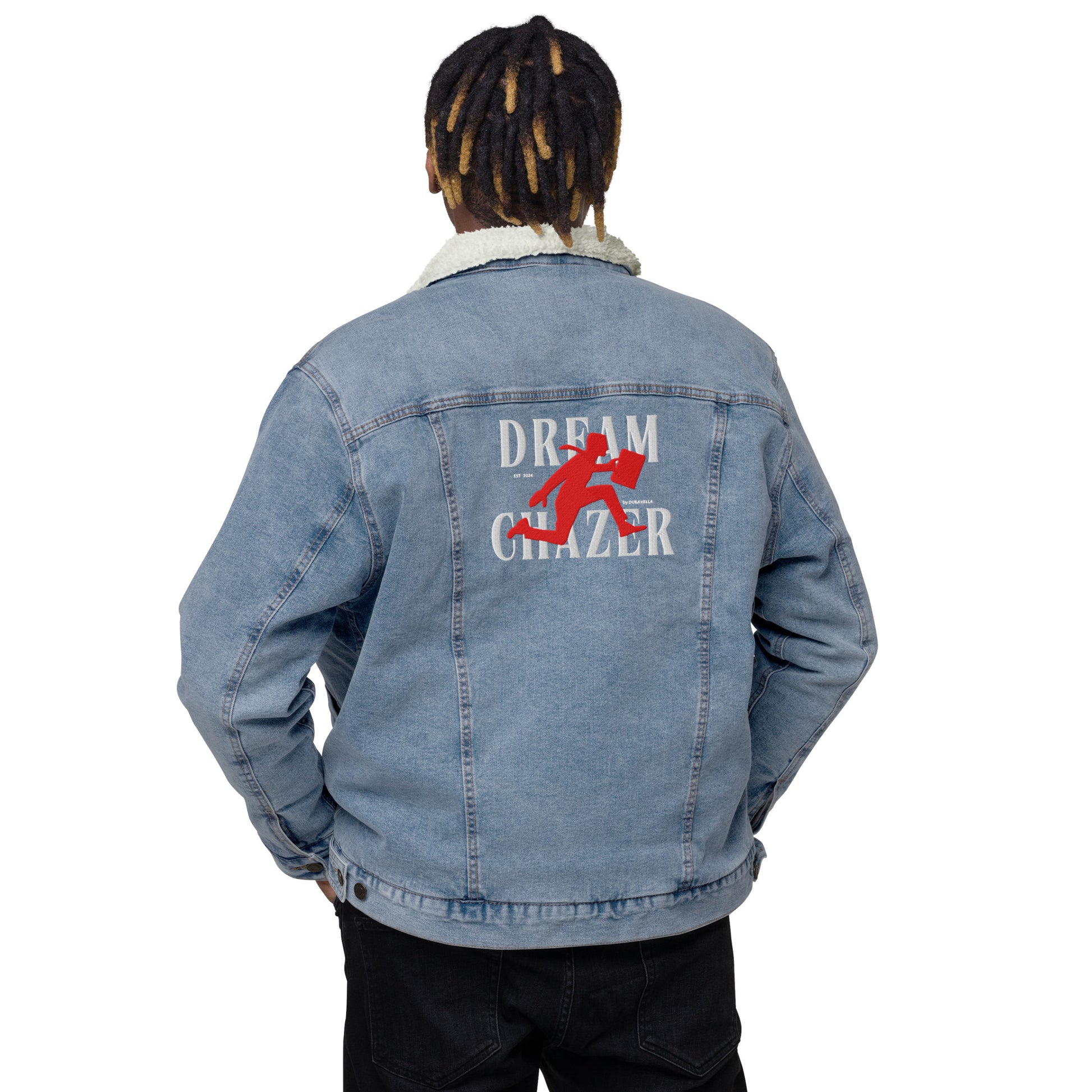 DC Unisex denim sherpa jacket - Dreamchazer