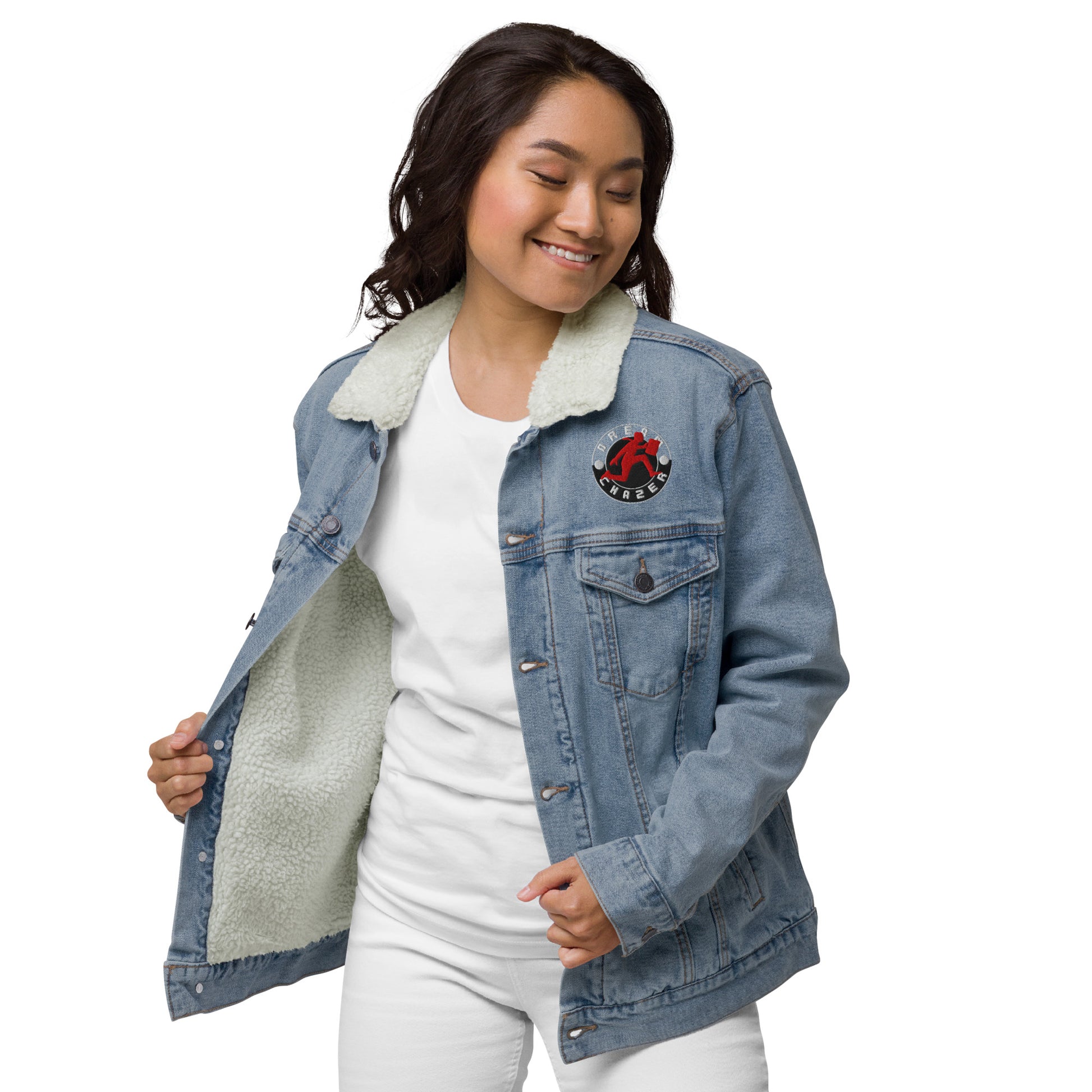 DC Unisex denim sherpa jacket - Dreamchazer