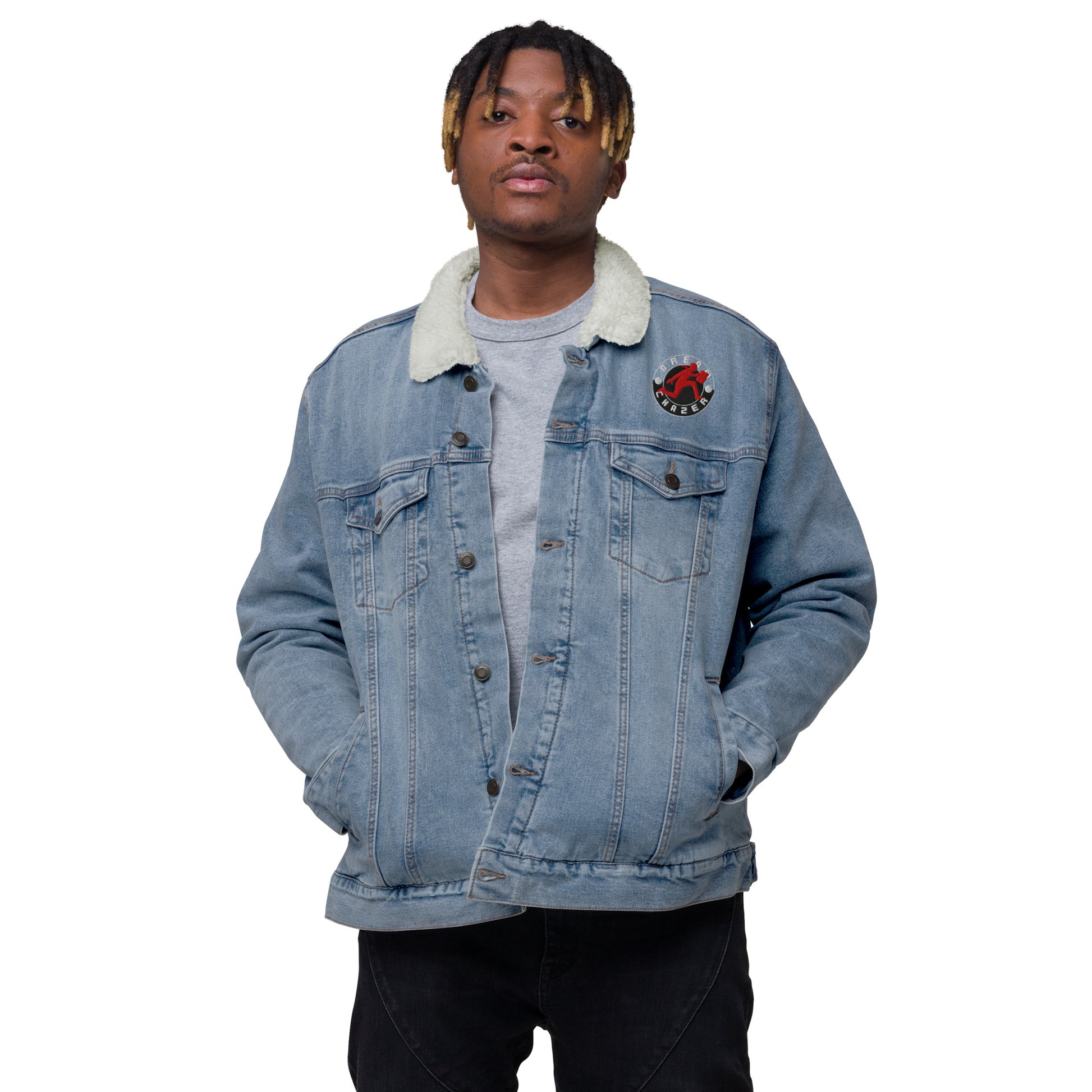 DC Unisex denim sherpa jacket - Dreamchazer