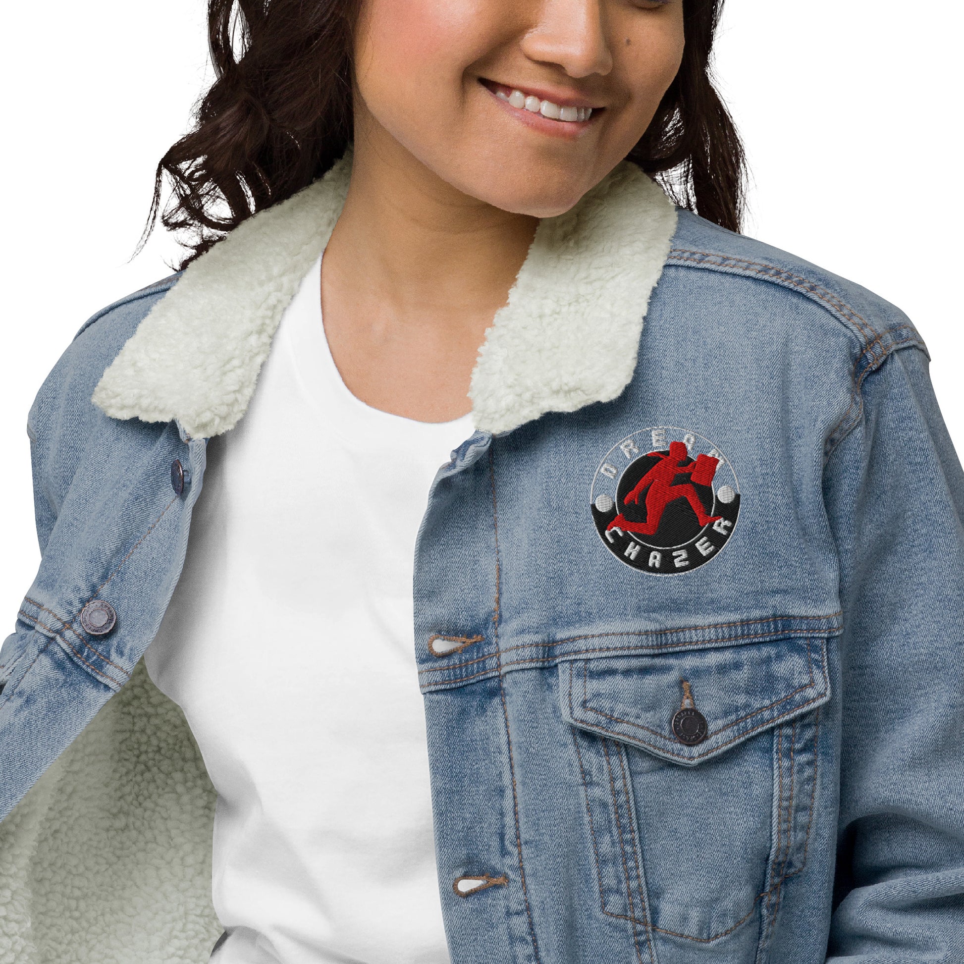 DC Unisex denim sherpa jacket - Dreamchazer